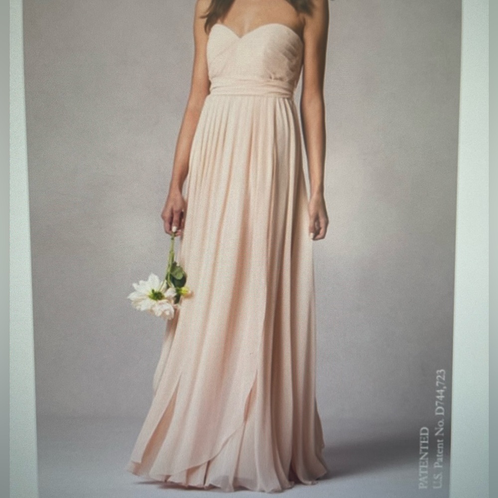 Jenny Yoo Convertible Dress | Prom, Wedding, Formal | Champagne